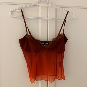 I.AM.GIA Gradient Mesh Cami